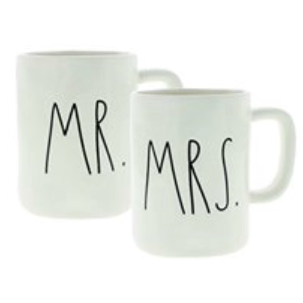 Rae Dunn “MR.” & “MRS.” Mug Set